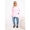 Dámské tričko Plus Size 25570 (Velikost UNI, Barva Zelená)