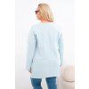 Dámské tričko Plus Size 25570 (Velikost UNI, Barva Zelená)
