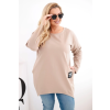 Dámské tričko Plus Size 25570 (Velikost UNI, Barva Zelená)