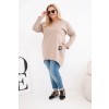 Dámské tričko Plus Size 25570 (Velikost UNI, Barva Zelená)
