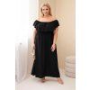 Dámské šaty Plus Size ART25061 (Velikost UNI, Barva Černá)