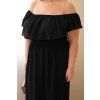 Dámské šaty Plus Size ART25061 (Velikost UNI, Barva Černá)