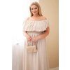 Dámské šaty Plus Size ART25061 (Velikost UNI, Barva Černá)