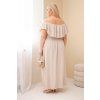 Dámské šaty Plus Size ART25061 (Velikost UNI, Barva Černá)