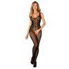 Obsessive Bodystocking G335 (Velikost S/L, Barva Černá)