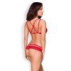 Set Obsessive 860-SET-3 (Velikost S/M, Barva Červená)