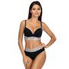 Dámské plavky Lorin L2367/1 (Velikost 40/80B, Barva Černá)
