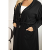 Dámská mikina Plus Size 6970 (Velikost 2XL, Barva Černá)
