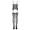 Obsessive Bodystocking G314 (Velikost S/L, Barva Černá)