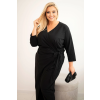Dámský overal Plus Size 6962 (Velikost 2XL, Barva Černá)