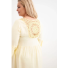 Dámské šaty Plus Size 21597 (Velikost UNI, Barva Modrá)