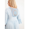 Dámské šaty Plus Size 21597 (Velikost UNI, Barva Růžová)