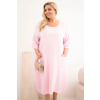 Dámské šaty Plus Size 22044 (Velikost UNI, Barva Černá)