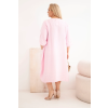 Dámské šaty Plus Size 22044 (Velikost UNI, Barva Černá)