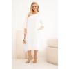 Dámské šaty Plus Size 22044 (Velikost UNI, Barva Černá)