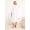 Dámské šaty Plus Size 22044 (Velikost UNI, Barva Černá)