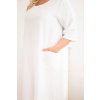 Dámské šaty Plus Size 22044 (Velikost UNI, Barva Černá)