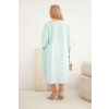 Dámské šaty Plus Size 22044 (Velikost UNI, Barva Černá)