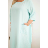 Dámské šaty Plus Size 22044 (Velikost UNI, Barva Černá)
