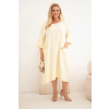 Dámské šaty Plus Size 22044 (Velikost UNI, Barva Černá)