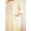 Dámské šaty Plus Size 22044 (Velikost UNI, Barva Černá)