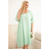 Dámské šaty Plus Size 22044 (Velikost UNI, Barva Černá)