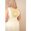 Dámské šaty Plus Size 21707 (Velikost UNI, Barva Béžová)