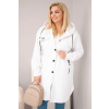 Dámská bunda Plus Size IT127 (Velikost UNI, Barva Smetanová)
