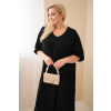 Dámské šaty Plus Size ART3365 (Velikost UNI, Barva Černá)