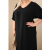 Dámské šaty Plus Size ART3365 (Velikost UNI, Barva Černá)