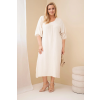 Dámské šaty Plus Size ART3365 (Velikost UNI, Barva Černá)