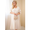 Dámské šaty Plus Size ART3365 (Velikost UNI, Barva Černá)