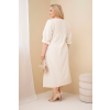 Dámské šaty Plus Size ART3365 (Velikost UNI, Barva Černá)