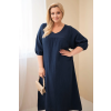 Dámské šaty Plus Size ART3365 (Velikost UNI, Barva Černá)