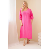 Dámské šaty Plus Size ART3365 (Velikost UNI, Barva Černá)