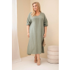 Dámské šaty Plus Size ART3365 (Velikost UNI, Barva Černá)