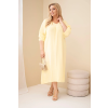 Dámské šaty Plus Size ART3365 (Velikost UNI, Barva Černá)