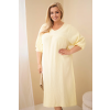 Dámské šaty Plus Size ART3365 (Velikost UNI, Barva Černá)