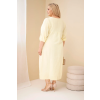Dámské šaty Plus Size ART3365 (Velikost UNI, Barva Černá)
