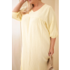 Dámské šaty Plus Size ART3365 (Velikost UNI, Barva Černá)