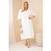 Dámské šaty Plus Size ART3365 (Velikost UNI, Barva Černá)