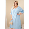 Dámské šaty Plus Size ART3365 (Velikost UNI, Barva Černá)