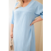 Dámské šaty Plus Size ART3365 (Velikost UNI, Barva Černá)