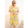 Dámské šaty Plus Size ART2015 (Velikost UNI, Barva Bílá)