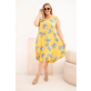 Dámské šaty Plus Size ART2015 (Velikost UNI, Barva Bílá)