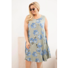Dámské šaty Plus Size ART2015 (Velikost UNI, Barva Bílá)