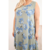 Dámské šaty Plus Size ART2015 (Velikost UNI, Barva Bílá)