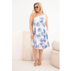 Dámské šaty Plus Size ART2015 (Velikost UNI, Barva Bílá)