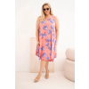 Dámské šaty Plus Size ART2015 (Velikost UNI, Barva Bílá)