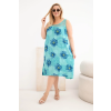 Dámské šaty Plus Size ART6019 (Velikost UNI, Barva Bílá)
